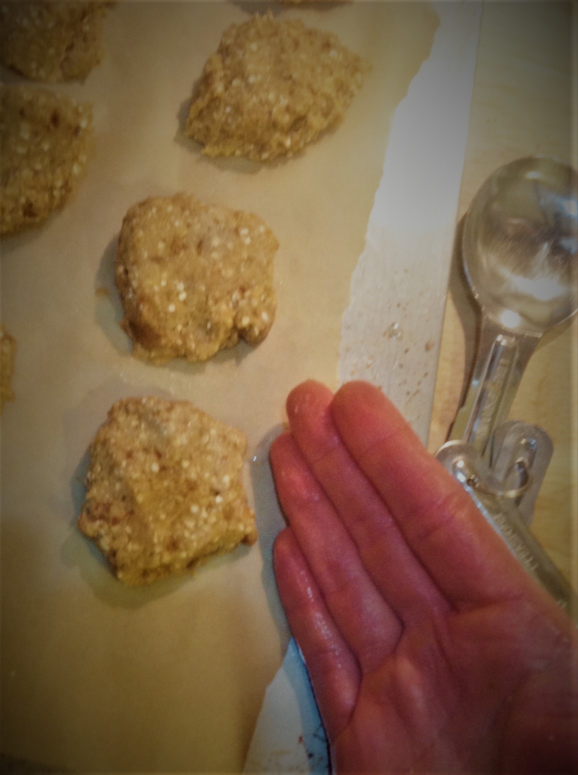 GlutenFree Peanut Butter Quinoa Flake Cookies OilFree, No Refined