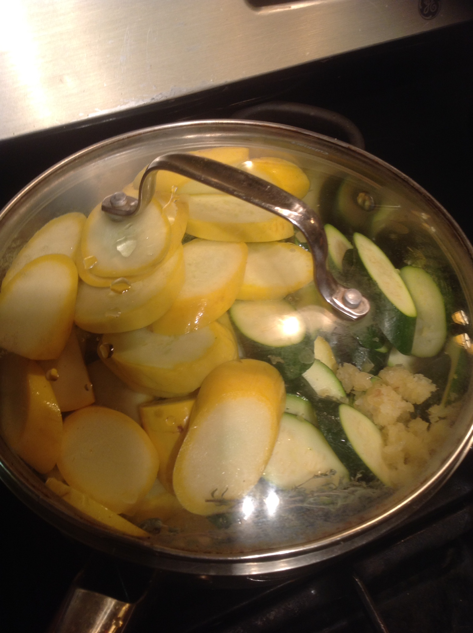 Stewed Zucchini with Basil and Mint PlantsRule