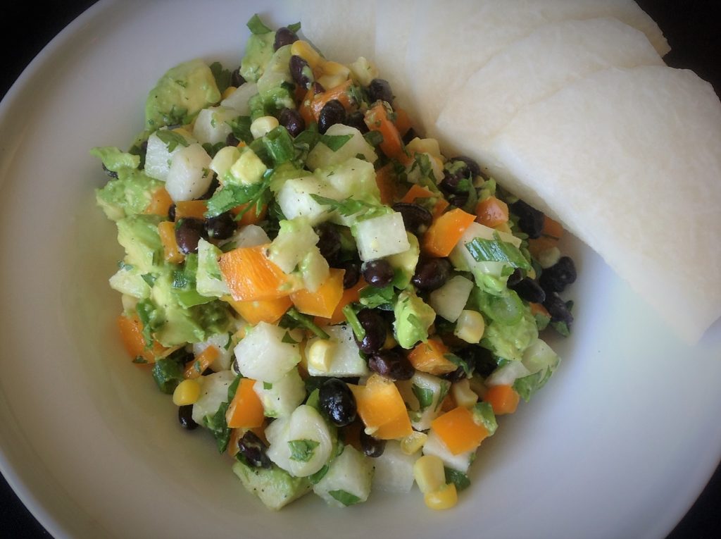 GuacaJica Quick Corn, Bean, Jicama, and Avocado Salad PlantsRule