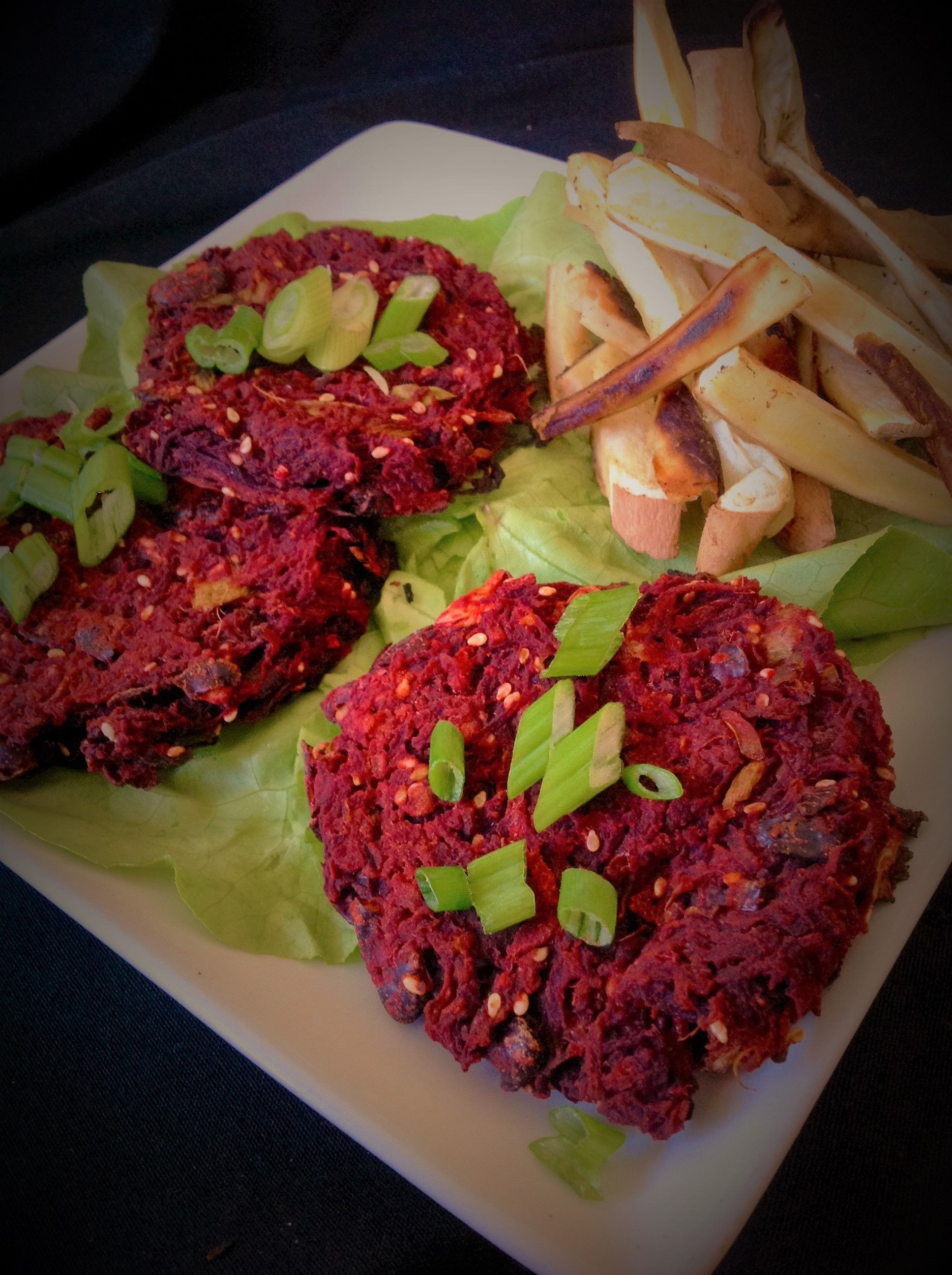 Korean Red Beet Veggie Burgers Plants Rule 6942