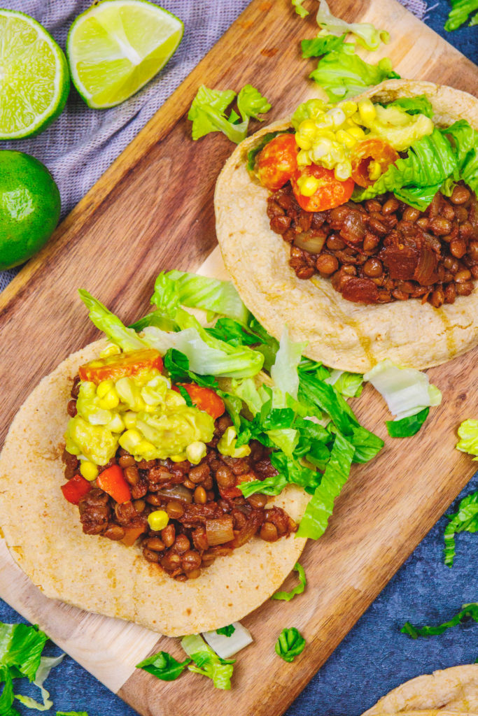Easy Vegan Lentil Tacos : Plants-Rule