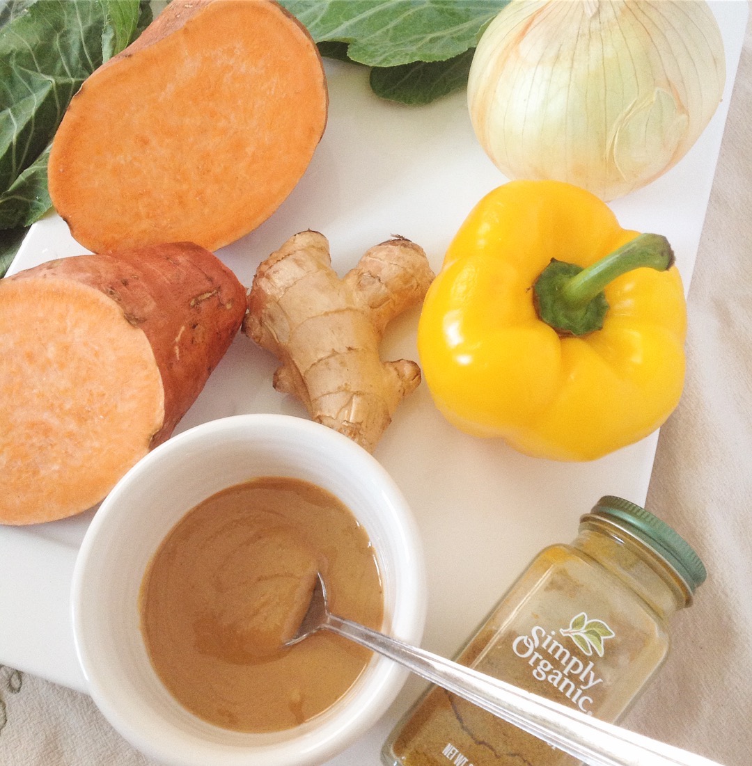 West African Sweet Potato Peanut Butter Curry Stew PlantsRule