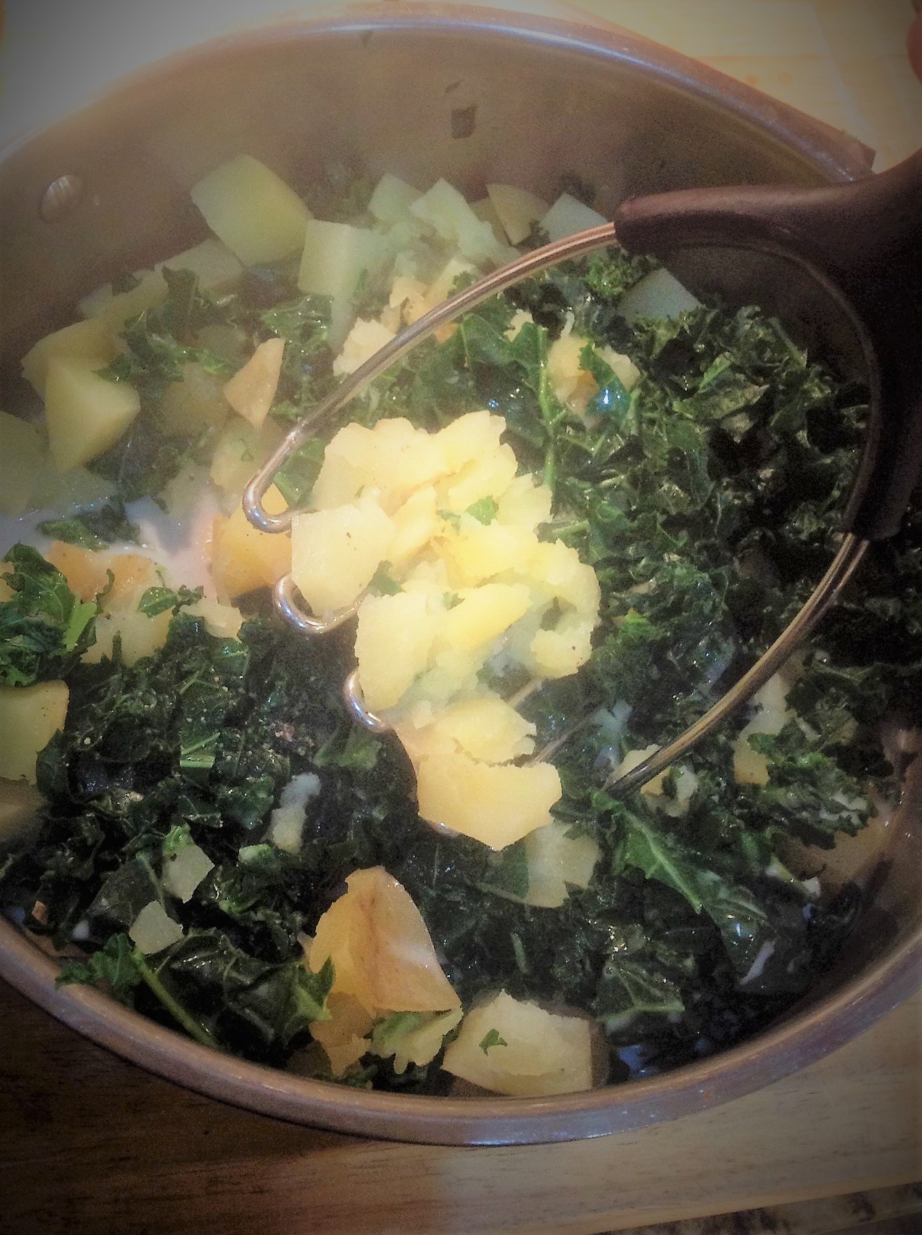 Vegan Irish Potato Kale Colcannon PlantsRule
