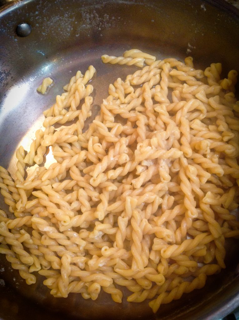 Gemelli Pasta with Leeks, Corn, and Zucchini Ribbons PlantsRule