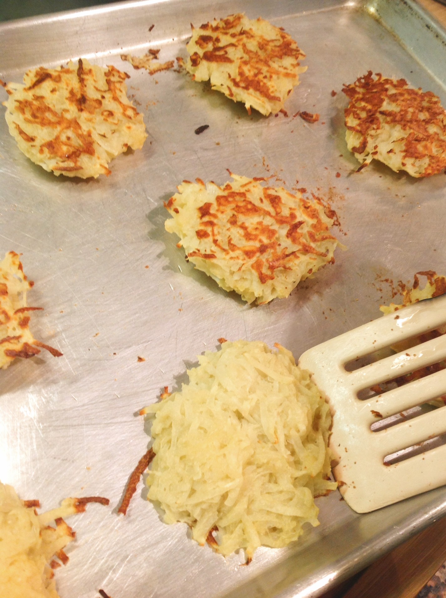 Baked Potato Latkes GlutenFree, OilFree Vegan Recipe PlantsRule