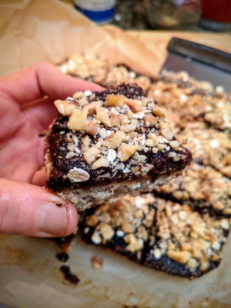 GlutenFree Date Fig Oat Bars PlantBased, Vegan Recipe PlantsRule