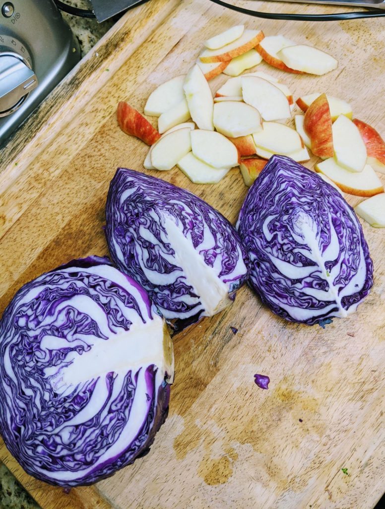 Tender Braised Red Cabbage with Apples and Cider Vinegar PlantsRule