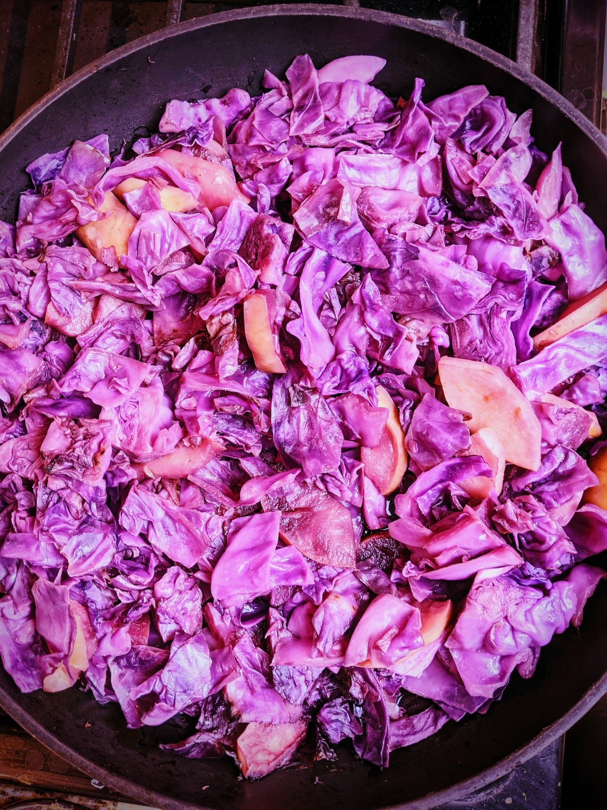 Tender Braised Red Cabbage with Apples and Cider Vinegar : Plants-Rule